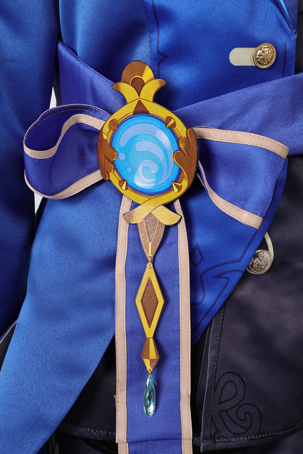 Game Genshin Impact Furina de Fontaine Blue Uniform Outfits Halloween Carnival Suit Cosplay Costume