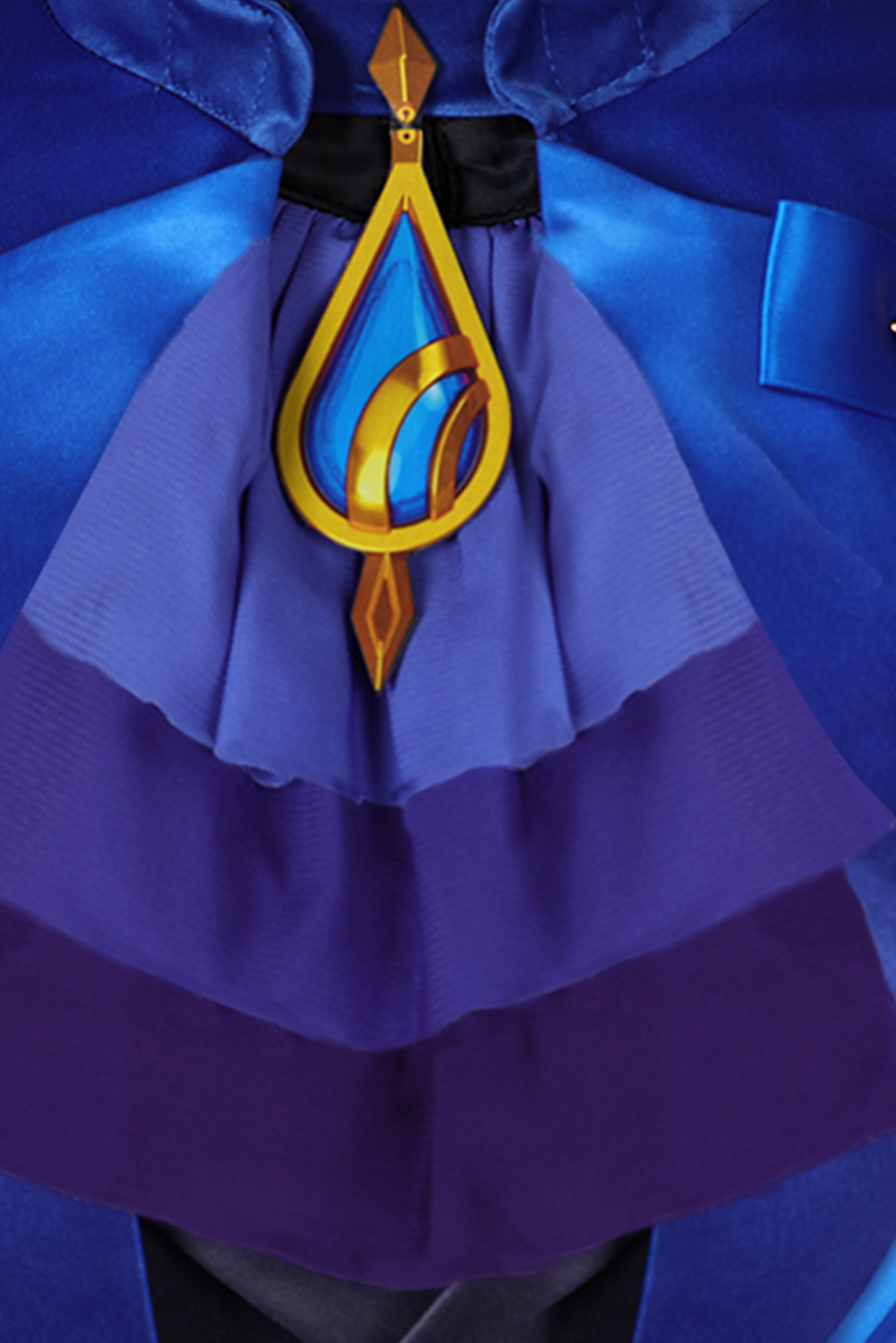 Game Genshin Impact Furina de Fontaine Blue Uniform Outfits Halloween Carnival Suit Cosplay Costume