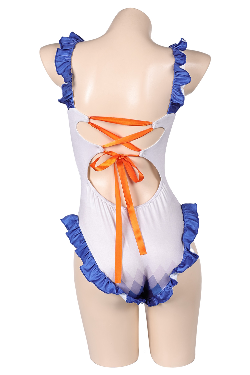 Game Genshin Impact Ganyu White One-piece Swimsuit Outfits Halloween Carnival Suit Cosplay Costume