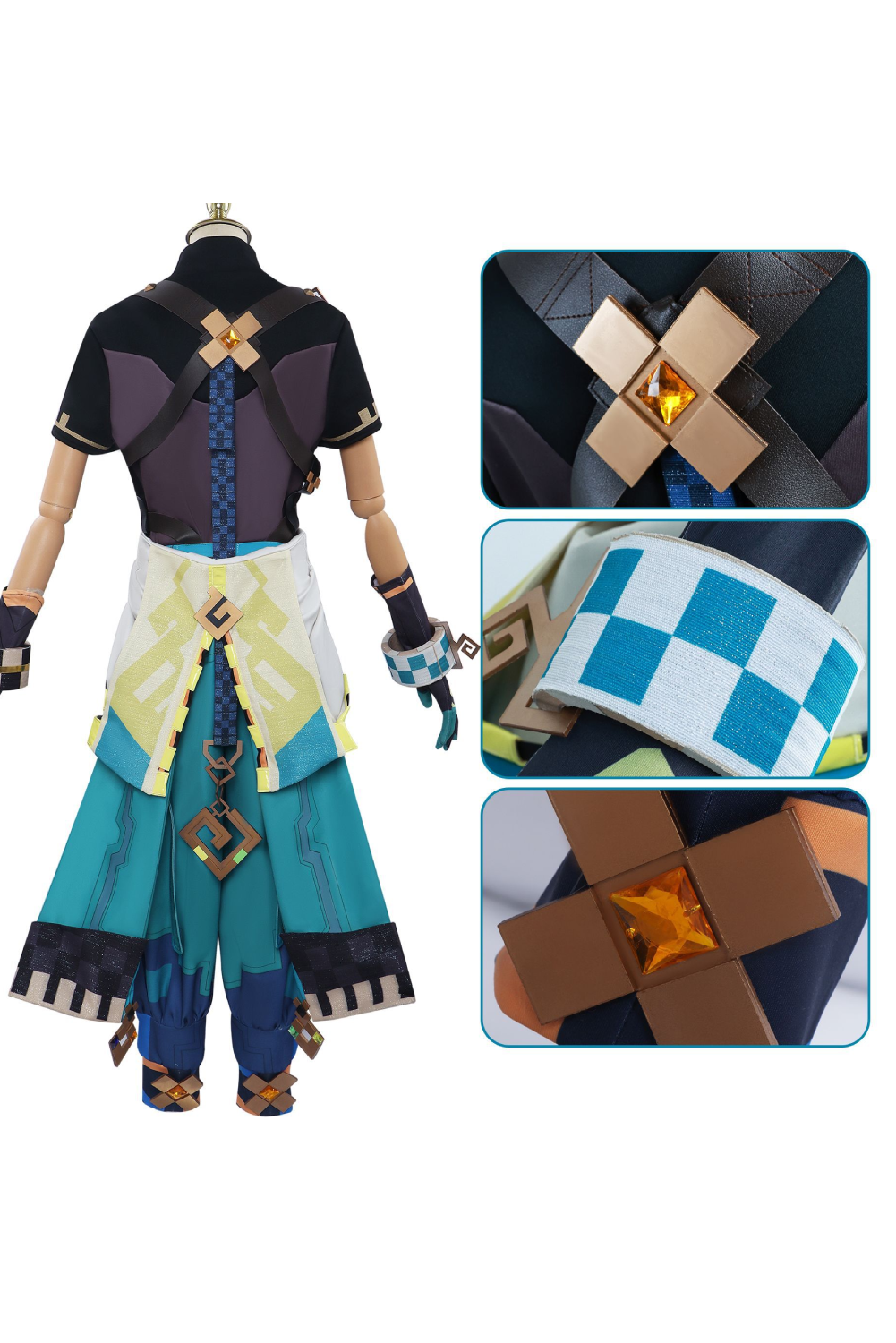 Game Genshin Impact Kinich Natlan Outfits Halloween Carnival Suit Cosplay Costume