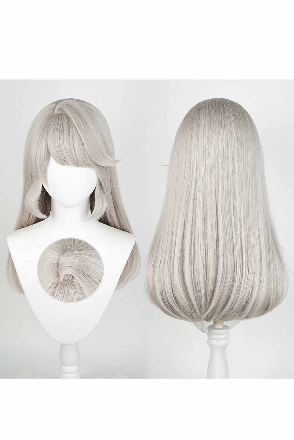 Game Genshin Impact Lynette Childhood Cosplay Wig Heat Resistant Synthetic Hair Halloween Costume Accessories