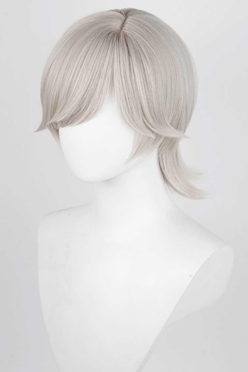 Game Genshin Impact Lyney Childhood Cosplay Wig Heat Resistant Synthetic Hair Halloween Costume Accessories