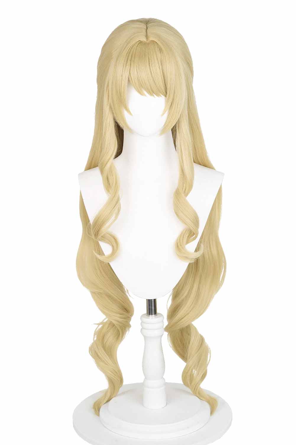 Game Genshin Impact Navia Cosplay Wig Heat Resistant Synthetic Hair Halloween Costume Accessories