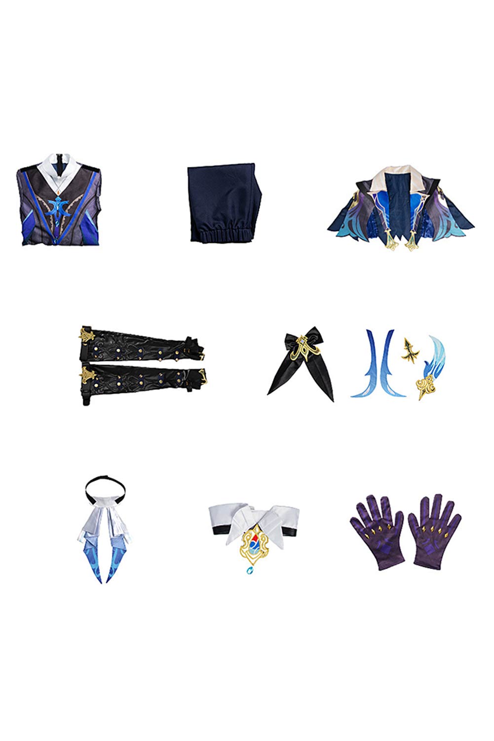 Game Genshin Impact Neuvillette Outfits Halloween Carnival Suit Cosplay ...