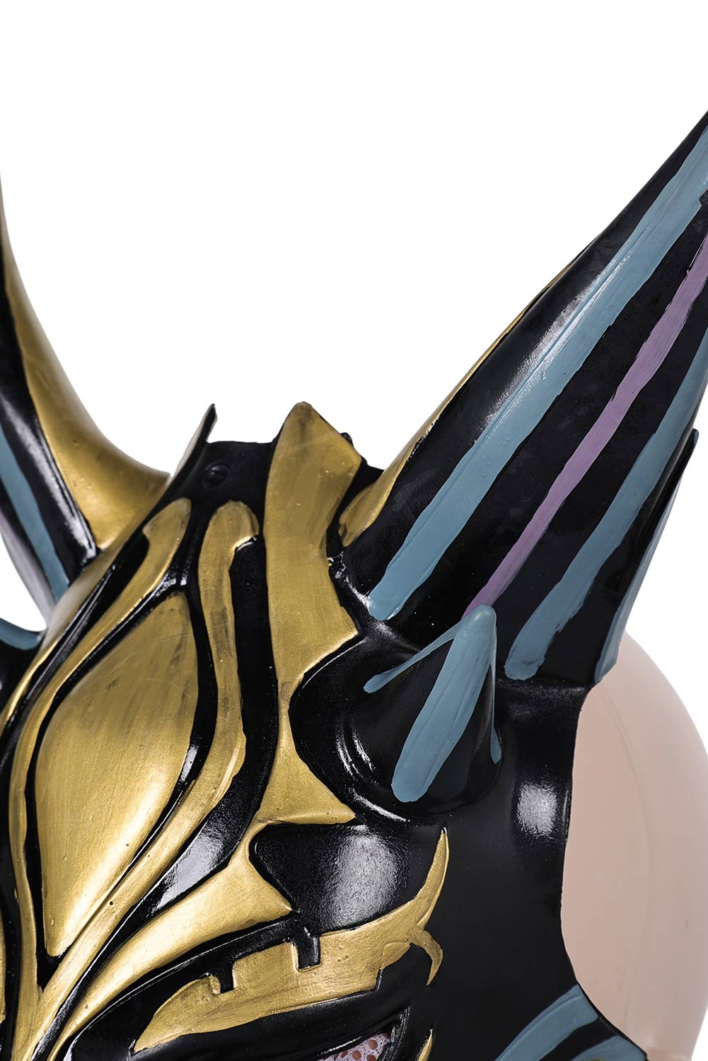 Game Genshin Impact Xiao Cosplay Latex Black Masks Helmet Masquerade Halloween Party Costume Props