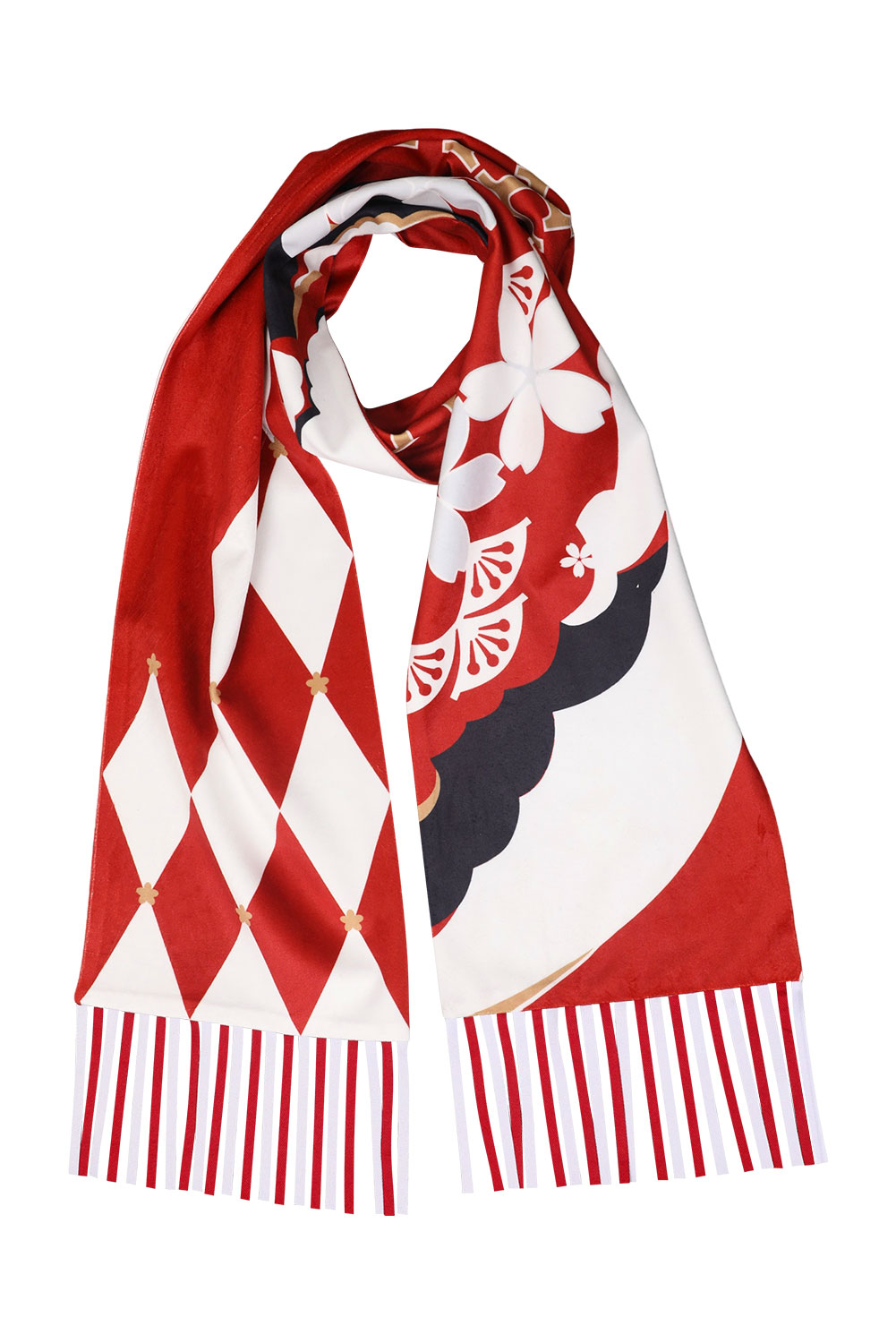 Game Genshin Impact Yae Miko Cosplay Winter Scarf Halloween Costume Accessories Original Design