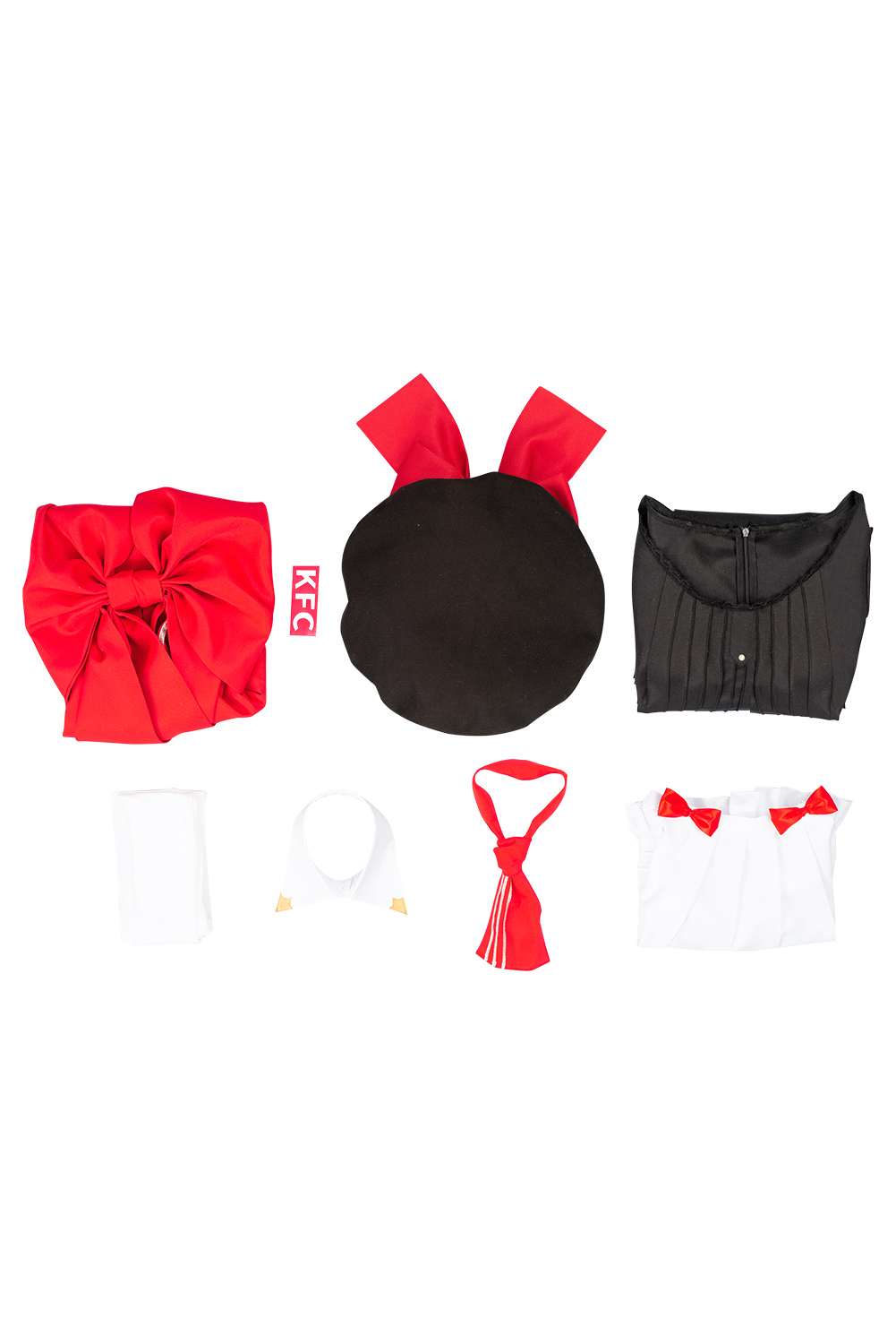 Game Genshin Impact x KFC Noelle Maid Dress Outfits Halloween Carnival Suit Cosplay Costume