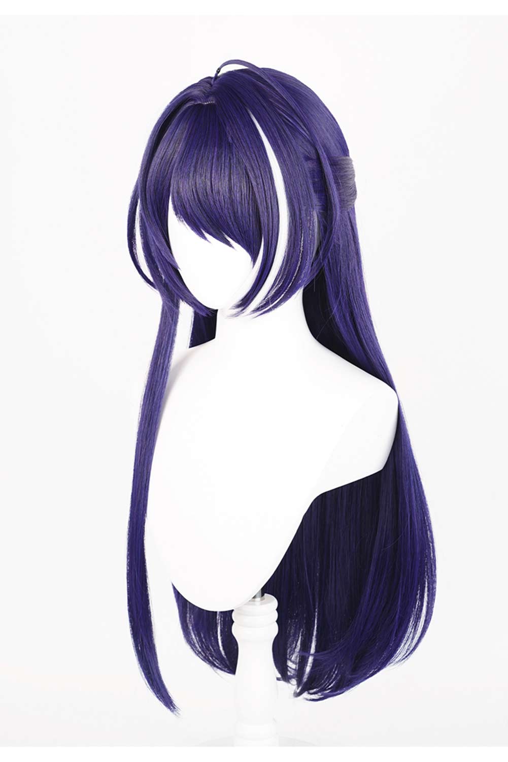 Game Honkai: Star Rail Acheron Cosplay Dark Blue Wig Heat Resistant Synthetic Hair Halloween Costume Accessories