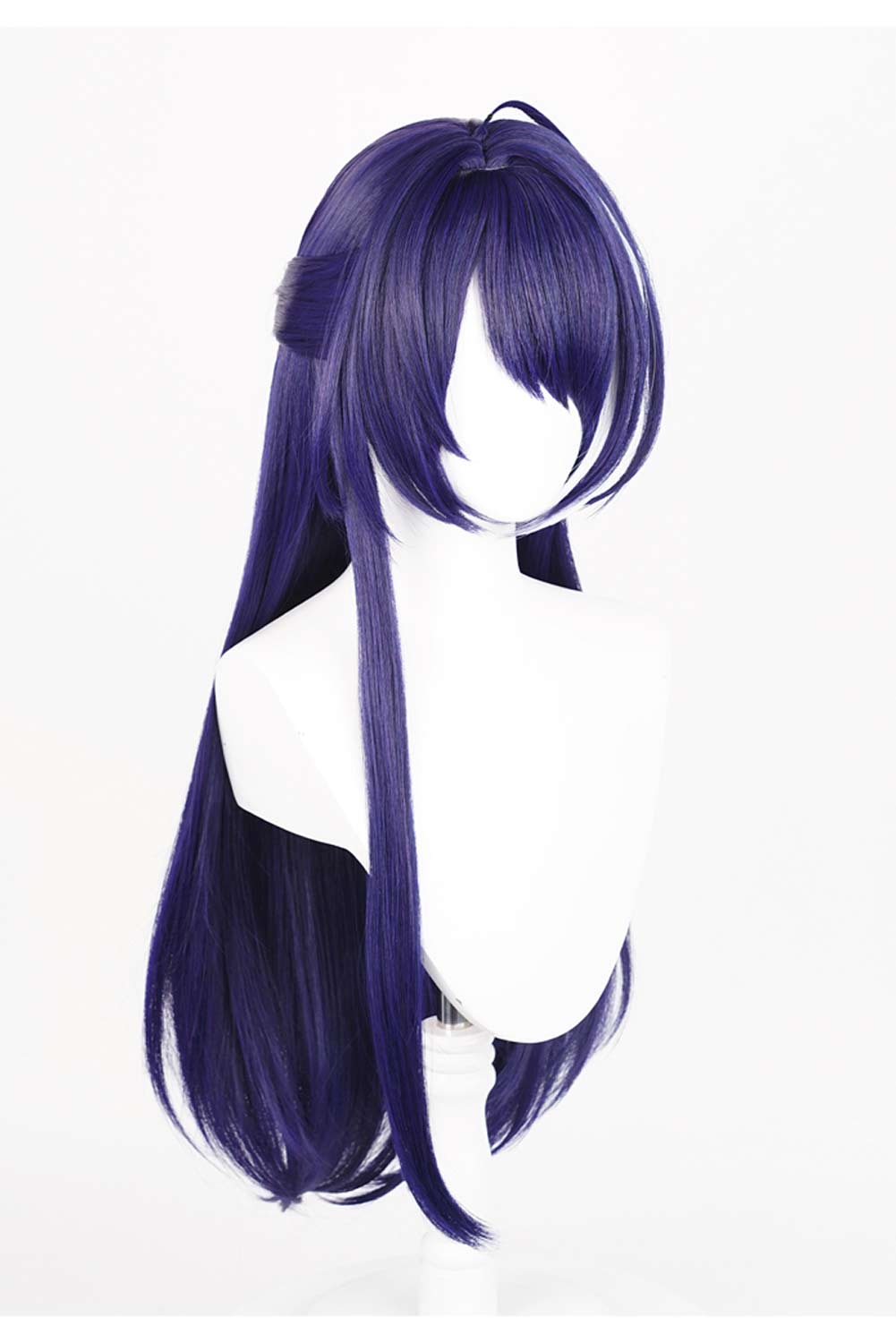 Game Honkai: Star Rail Acheron Cosplay Dark Blue Wig Heat Resistant Synthetic Hair Halloween Costume Accessories