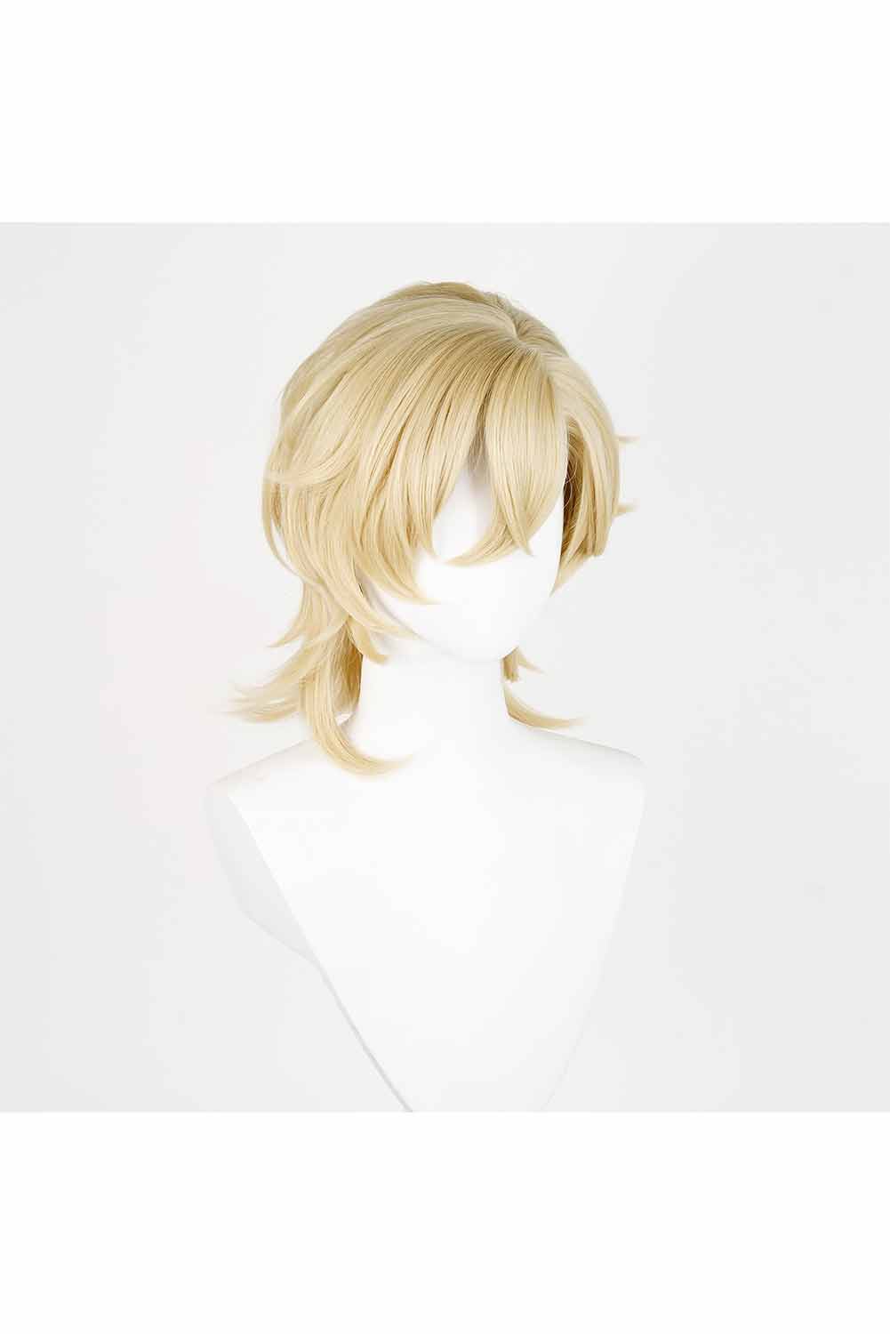 Game Honkai: Star Rail Aventurine Cosplay Wig Heat Resistant Synthetic Hair Halloween Costume Accessories