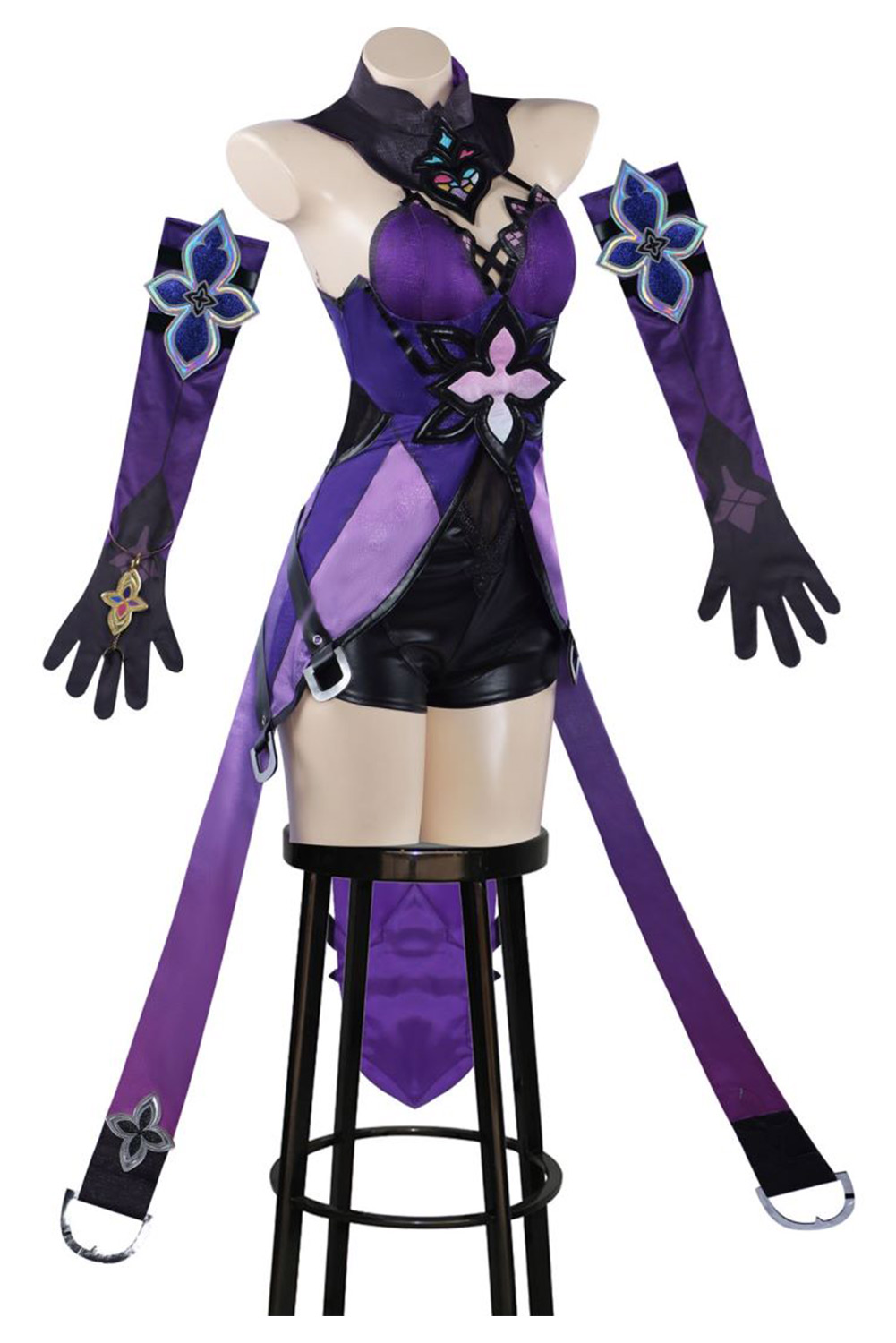 Game Honkai: Star Rail Black Swan Purple Outfits Halloween Carnival Suit Cosplay Costume