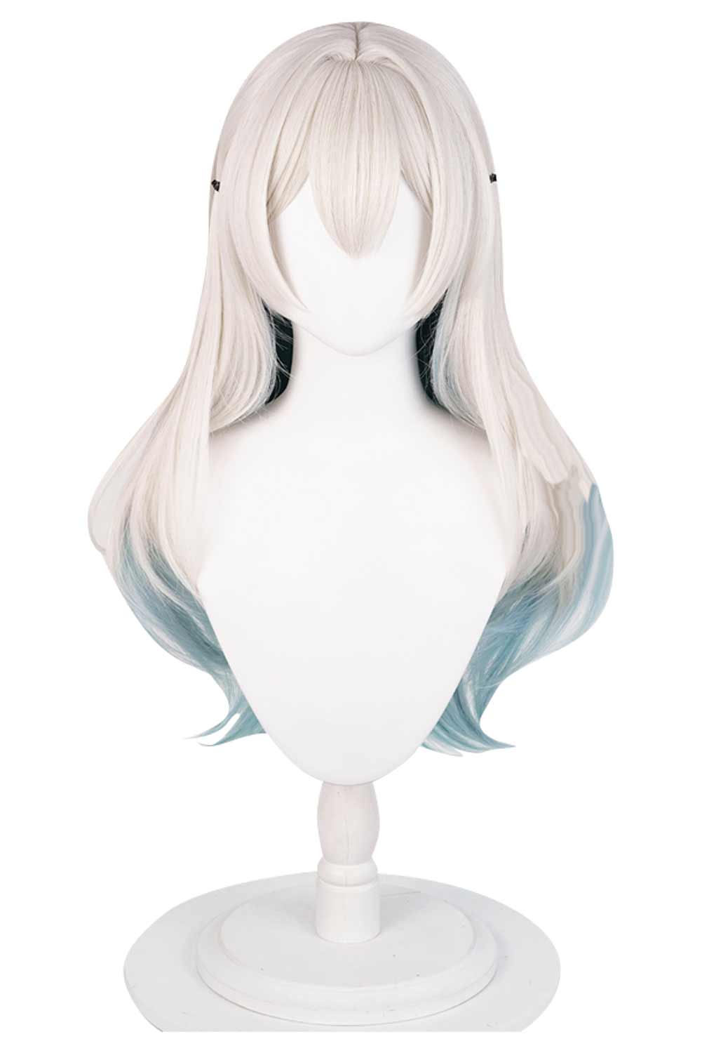 Game Honkai: Star Rail Firefly Cosplay Wig Heat Resistant Synthetic Hair Halloween Costume Accessories