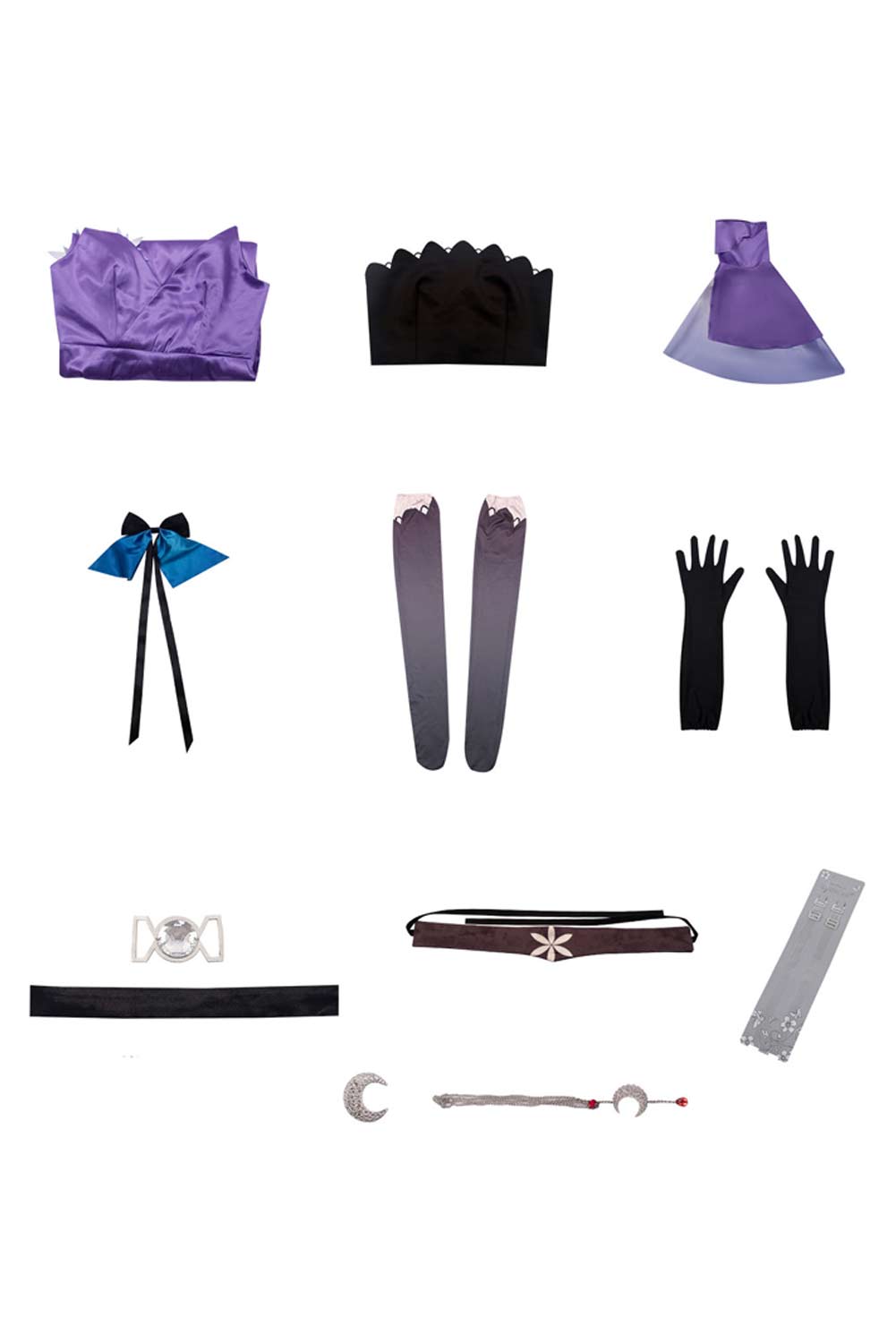 Game Honkai: Star Rail Jingliu Concert 2024 Women Purple Dress Outfits Halloween Carnival Suit Cosplay Costume