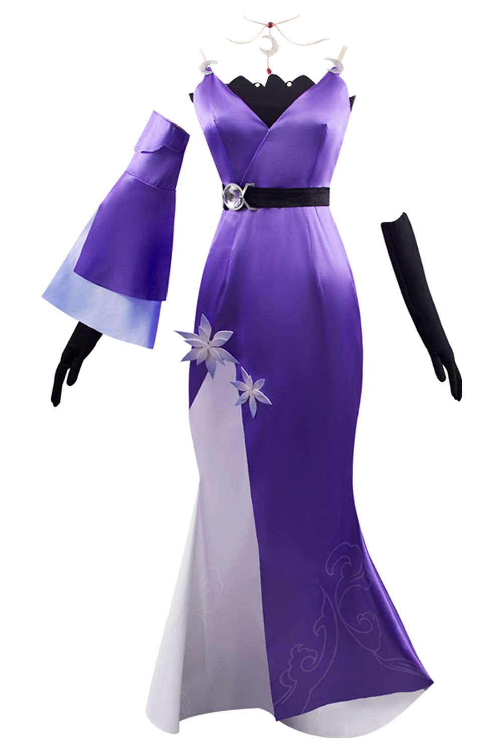 Game Honkai: Star Rail Jingliu Concert 2024 Women Purple Dress Outfits Halloween Carnival Suit Cosplay Costume
