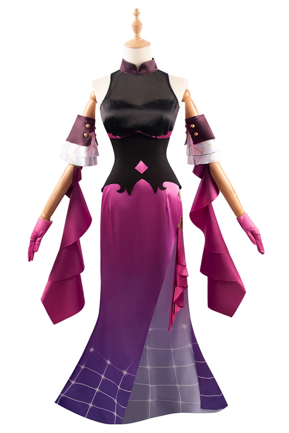 Game Honkai: Star Rail Kafka Concert 2024 Women Purple Dress Outfits Halloween Carnival Suit Cosplay Costume