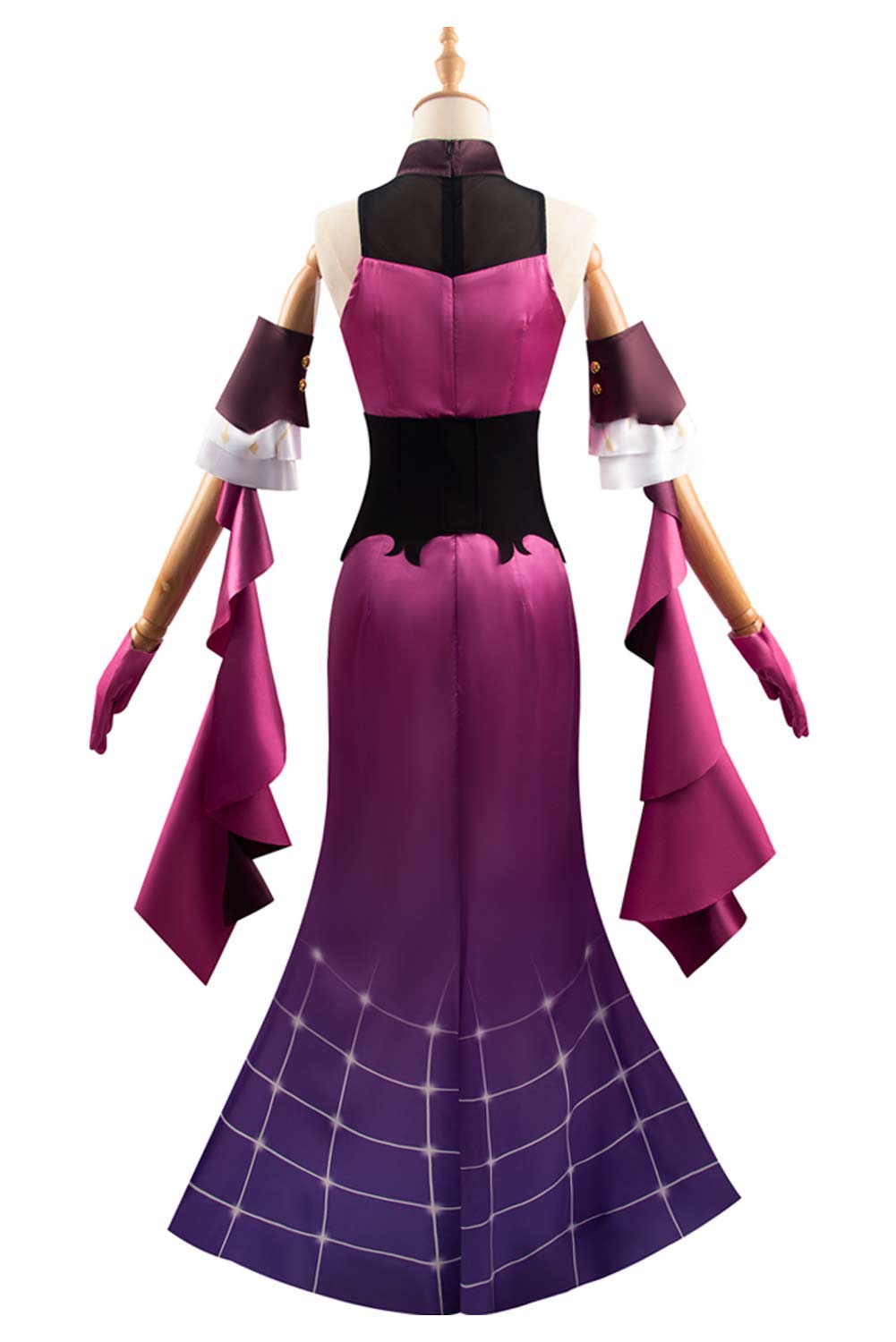 Game Honkai: Star Rail Kafka Concert 2024 Women Purple Dress Outfits Halloween Carnival Suit Cosplay Costume