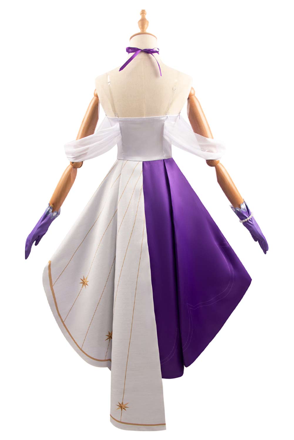 Game Honkai: Star Rail Robin Concert 2024 Women Purple Dress Outfits Halloween Carnival Suit Cosplay Costume