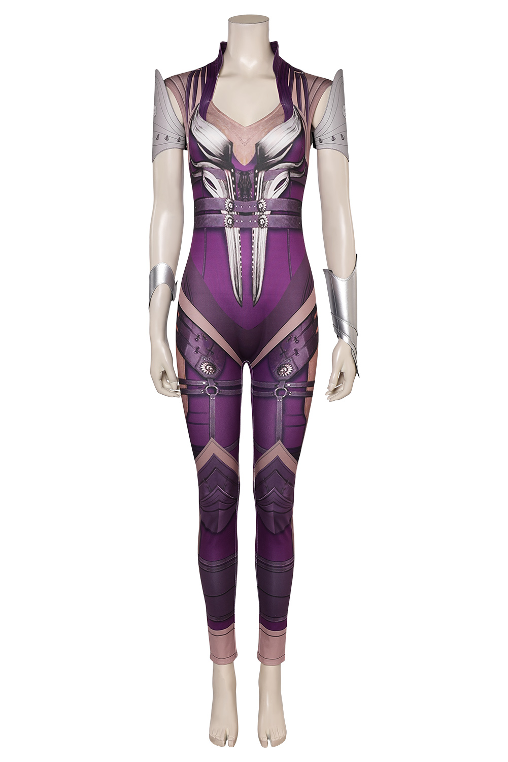 Game Mortal Kombat 1 Sinedl Women Printed Leather Jumpsuit Outfits Halloween Carnival Suit Cosplay Costume