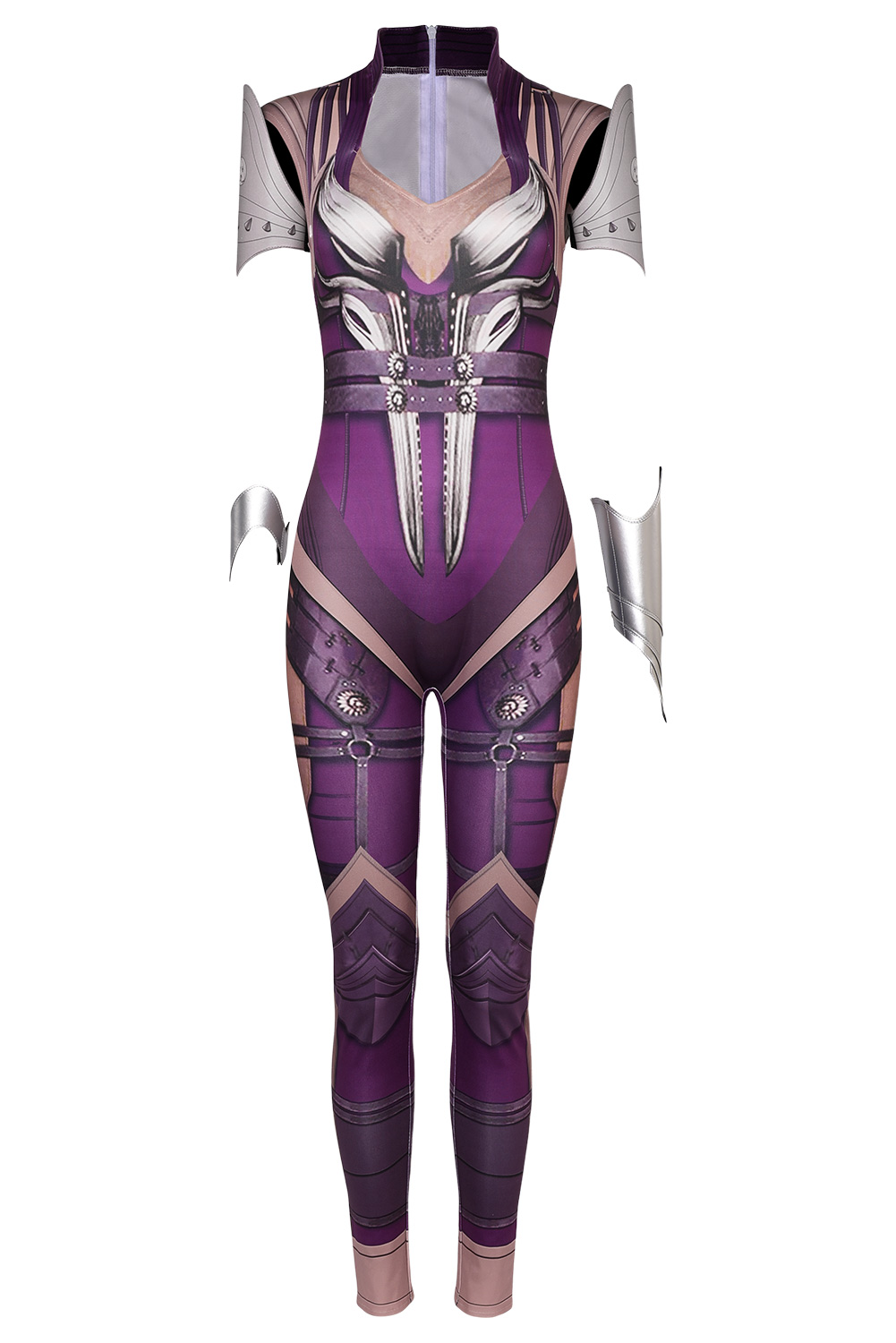 Game Mortal Kombat 1 Sinedl Women Printed Leather Jumpsuit Outfits Halloween Carnival Suit Cosplay Costume