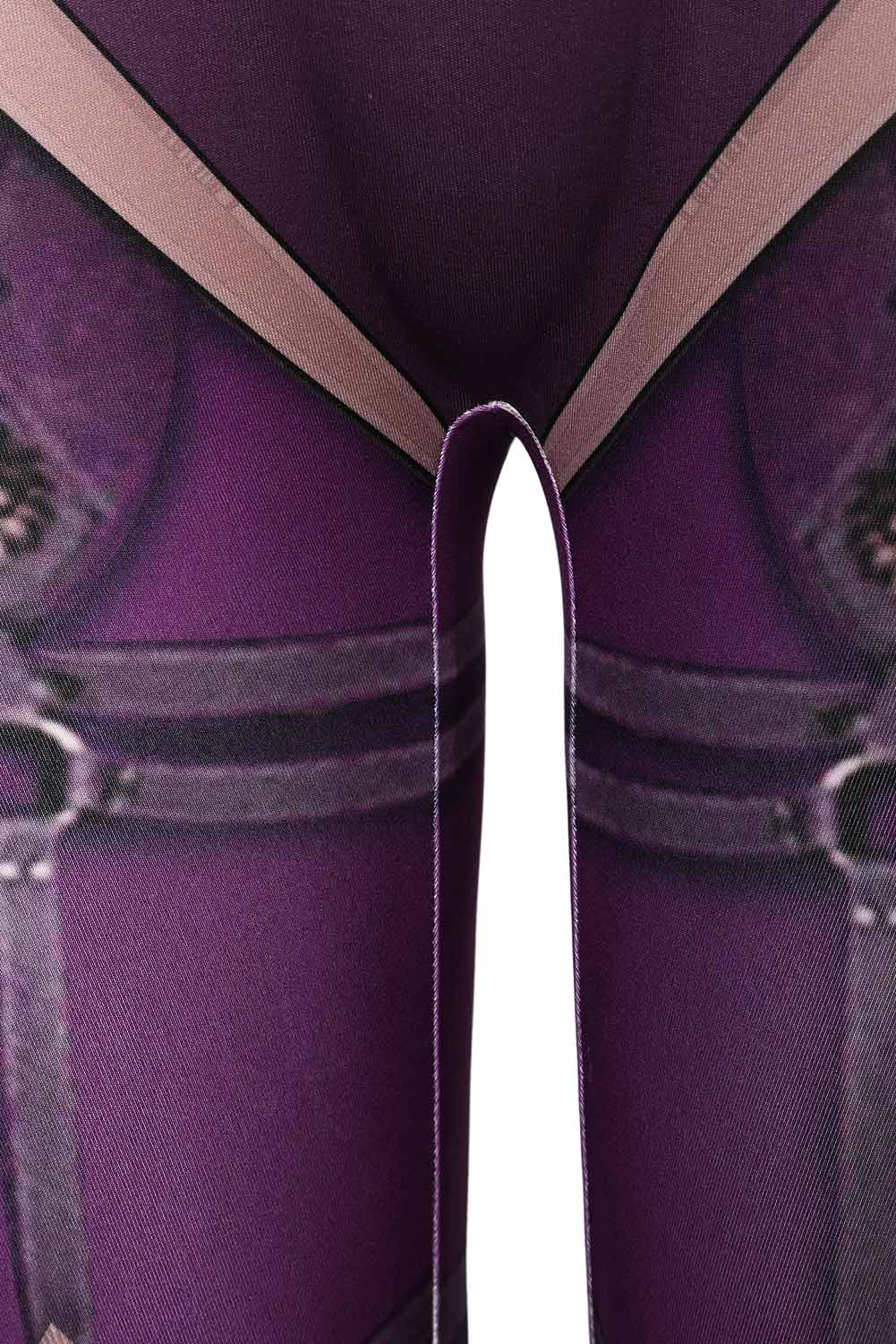 Game Mortal Kombat 1 Sinedl Women Printed Leather Jumpsuit Outfits Halloween Carnival Suit Cosplay Costume