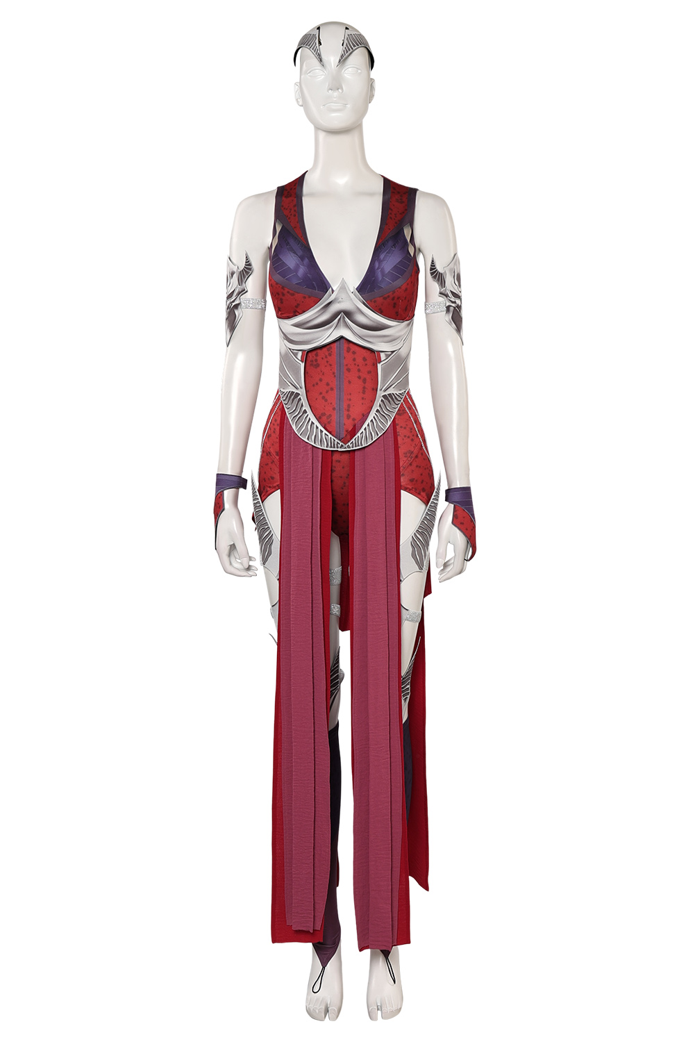 Game Mortal Kombat Nitara Dress With Accessories Full Set Outfits Halloween Carnival Suit Cosplay Costume