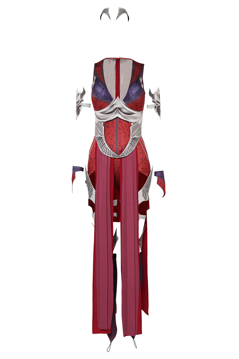 Game Mortal Kombat Nitara Dress With Accessories Full Set Outfits Halloween Carnival Suit Cosplay Costume