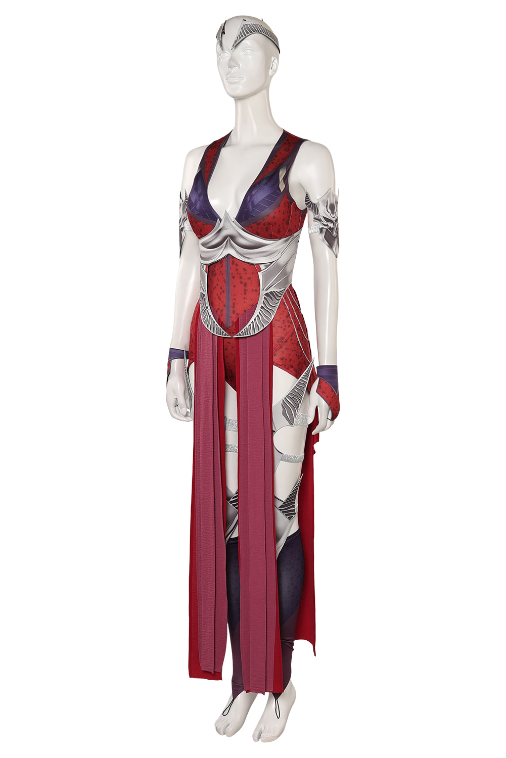 Game Mortal Kombat Nitara Dress With Accessories Full Set Outfits Halloween Carnival Suit Cosplay Costume