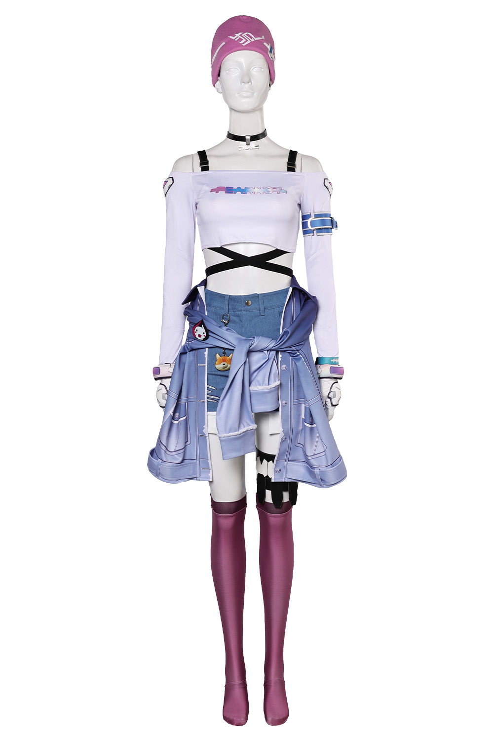 Game Overwatch OW 2 Kiriko LE SSERAFIM Outfits Halloween Carnival Suit Cosplay Costume