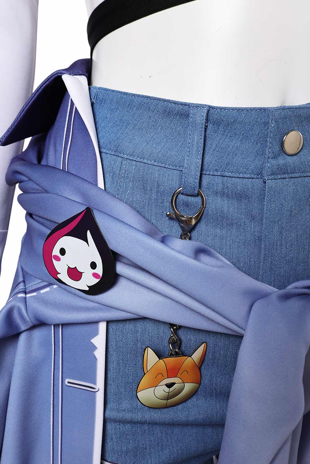 Game Overwatch OW 2 Kiriko LE SSERAFIM Outfits Halloween Carnival Suit Cosplay Costume