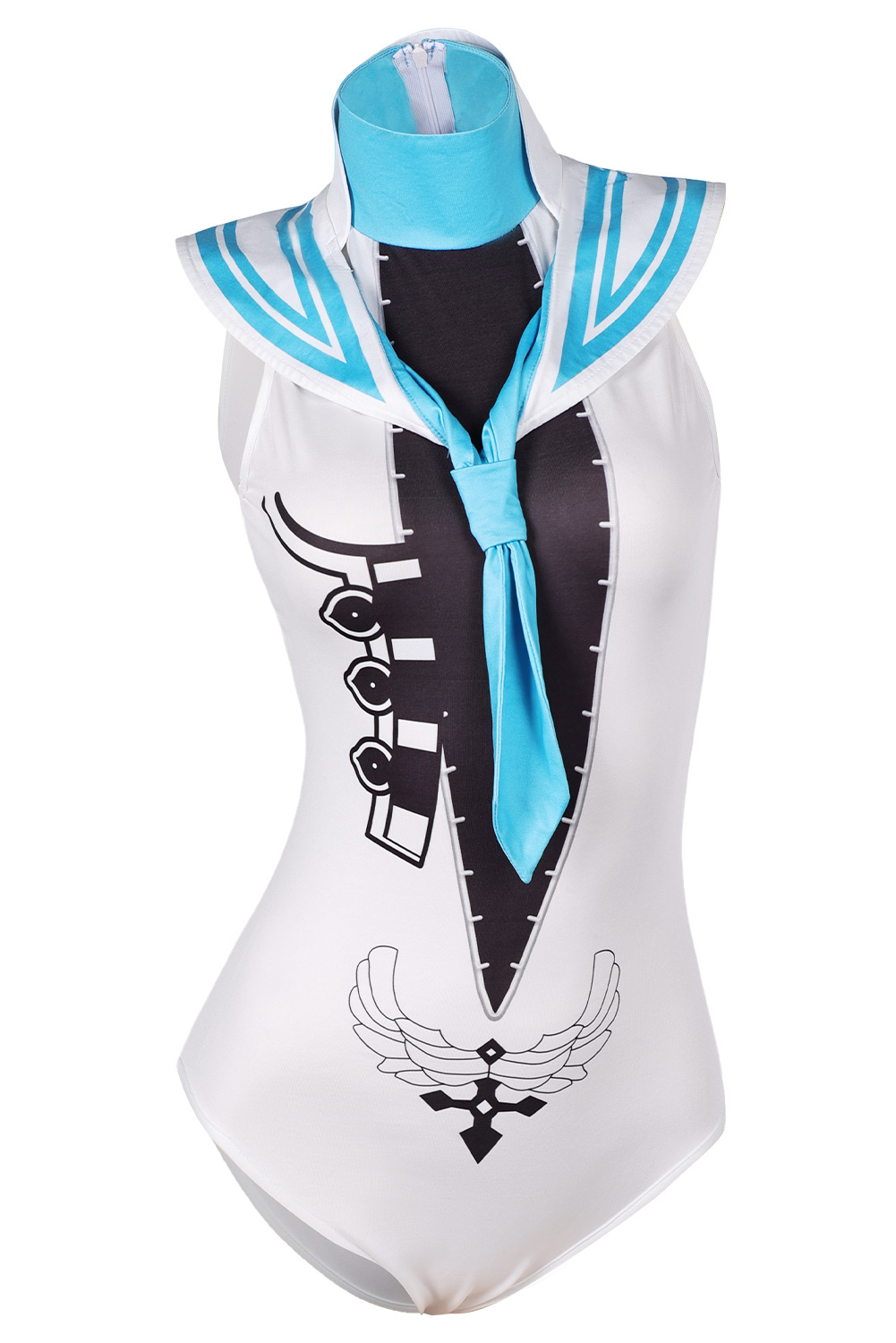 Game Stellar Blade Eve Women Printed One-piece Swimsuit With Shawl Outfits Halloween Carnival Suit Cosplay Costume