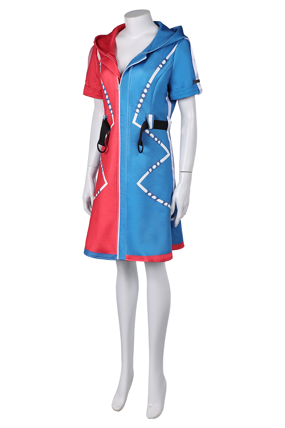 Game Suicide Squad: Kill the Justice League Harley Quinn Printed Coat Outfits Halloween Carnival Suit Cosplay Costume