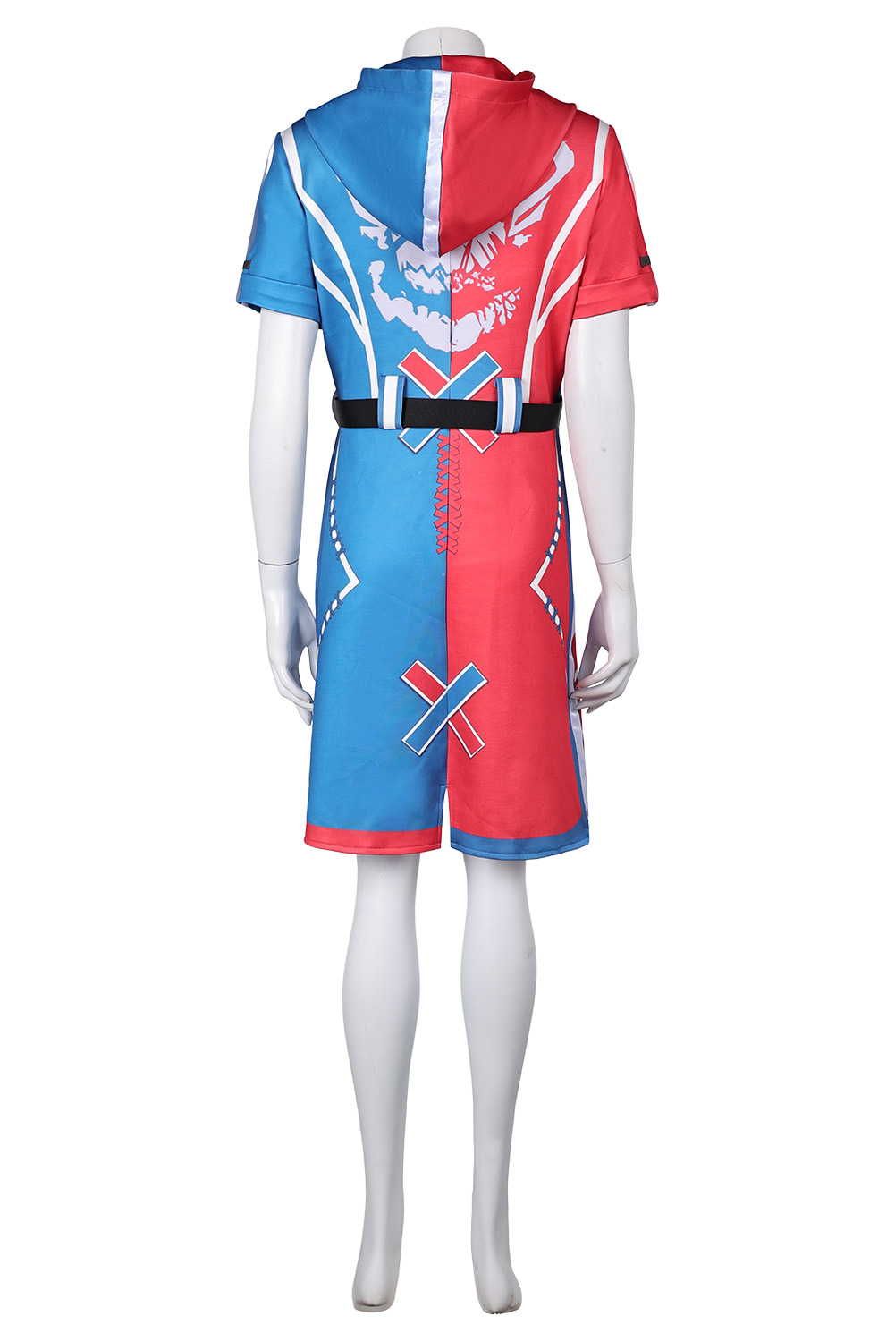 Game Suicide Squad: Kill the Justice League Harley Quinn Printed Coat Outfits Halloween Carnival Suit Cosplay Costume