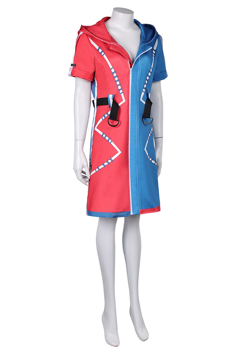 Game Suicide Squad: Kill the Justice League Harley Quinn Printed Coat Outfits Halloween Carnival Suit Cosplay Costume