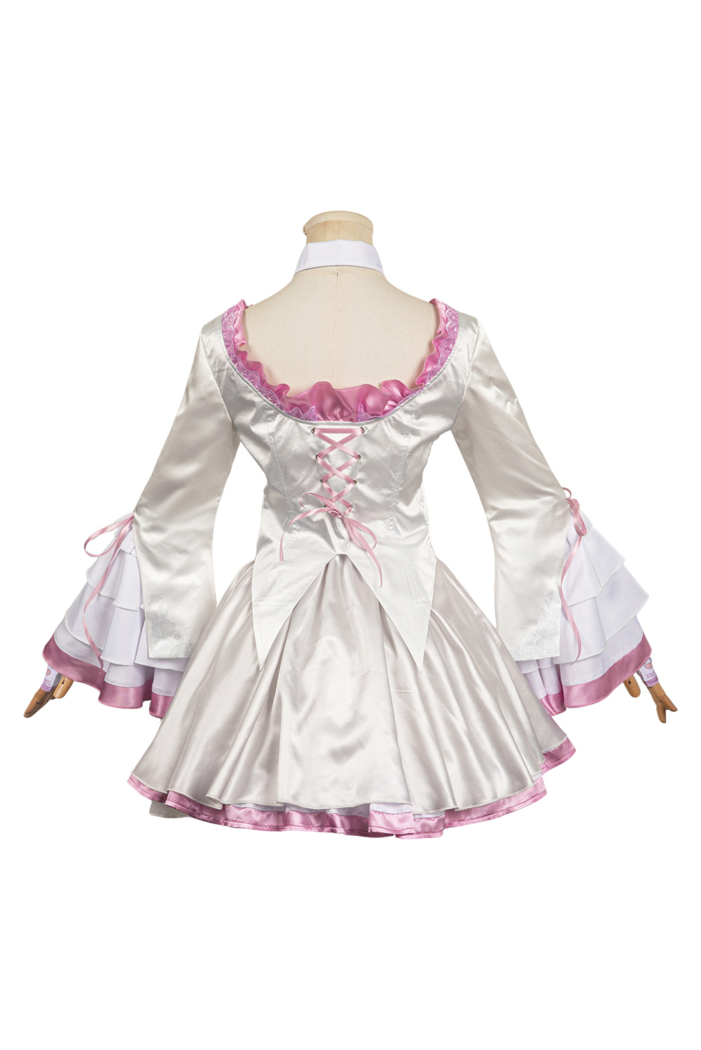 Game Tekken 8 Lili White Printed Dress Suit Outfits Halloween Carnival Suit Cosplay Costume