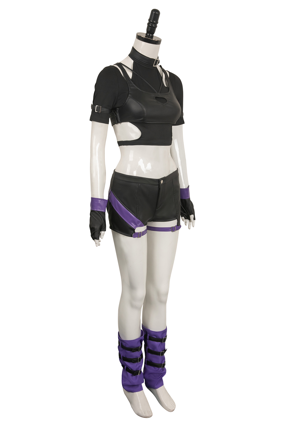 Game Tekken 8 Reina Black Set Outfits Halloween Carnival Suit Cosplay Costume