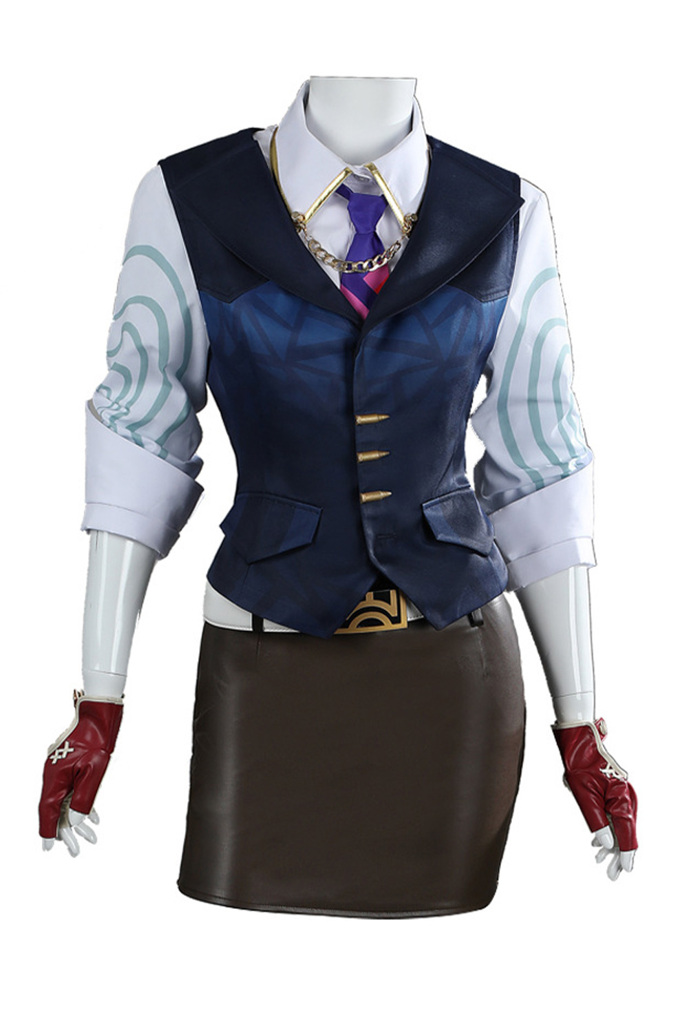 Game VALORANT Chamber Femboy Clothing Outfits Halloween Carnival Suit Cosplay Costume