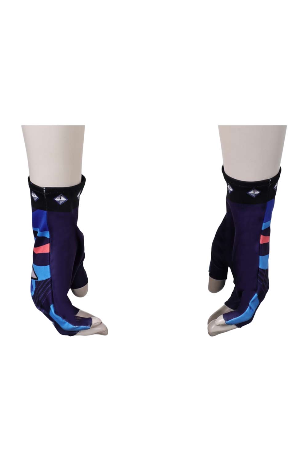 Game VALORANT Yoru Cosplay Printed Gloves Halloween Costume Accessories