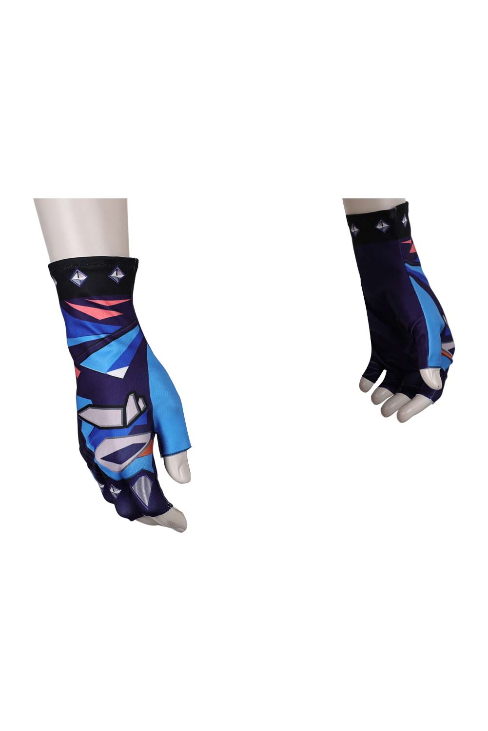 Game VALORANT Yoru Cosplay Printed Gloves Halloween Costume Accessories