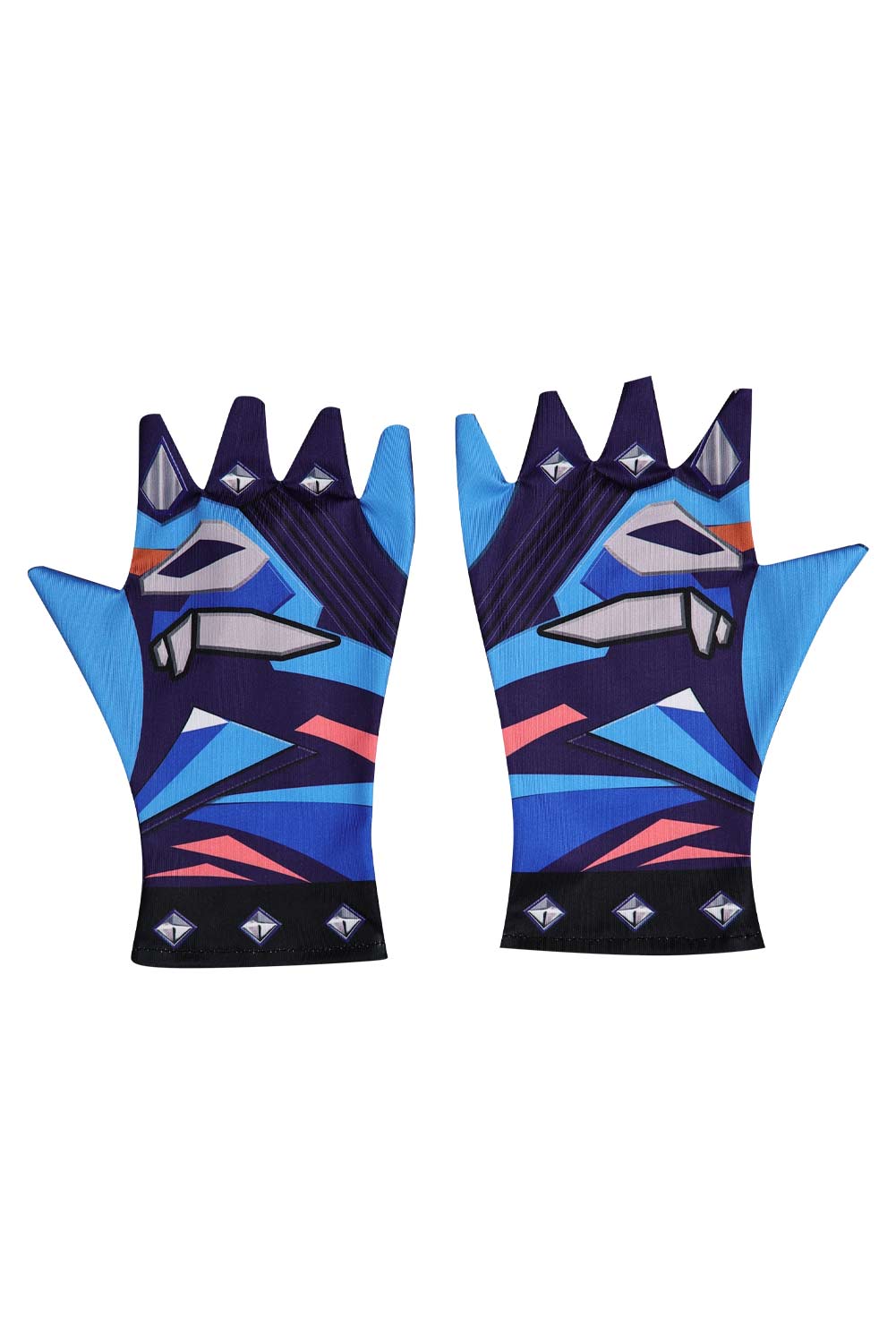 Game VALORANT Yoru Cosplay Printed Gloves Halloween Costume Accessories