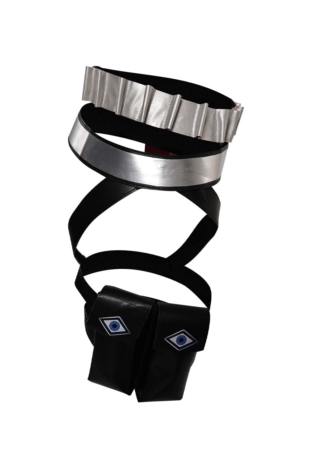 Game Valorant Fade Cosplay Belt Leather Bag Set Halloween Costume Accessories Props