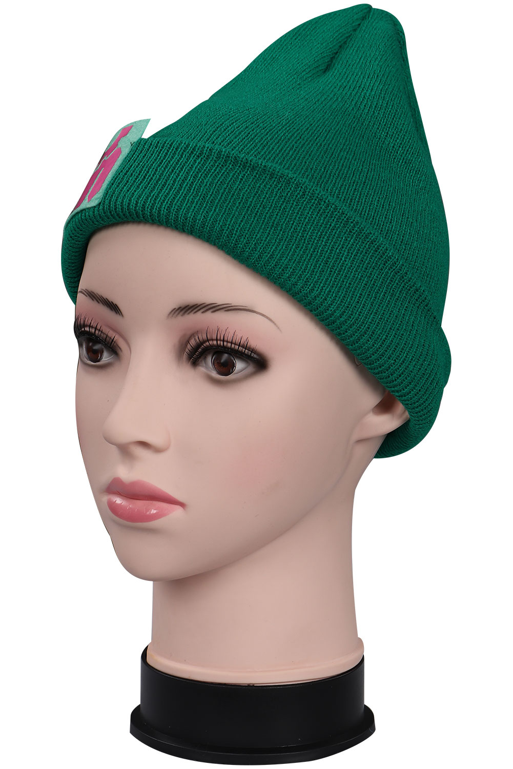 Game Valorant Killjoy Cosplay Green Acrylic Hat Knitted Cap Halloween Costume Accessories