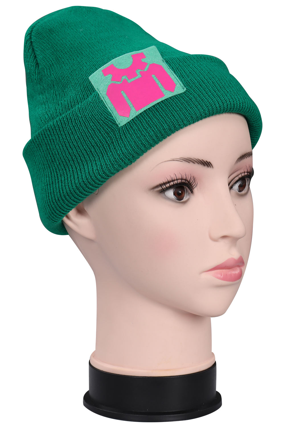 Game Valorant Killjoy Cosplay Green Acrylic Hat Knitted Cap Halloween Costume Accessories