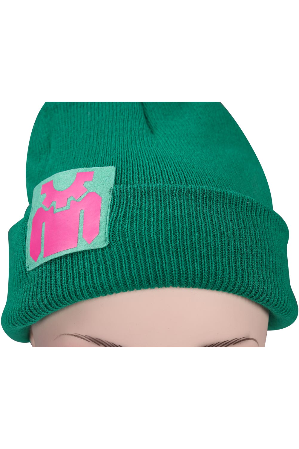 Game Valorant Killjoy Cosplay Green Acrylic Hat Knitted Cap Halloween Costume Accessories