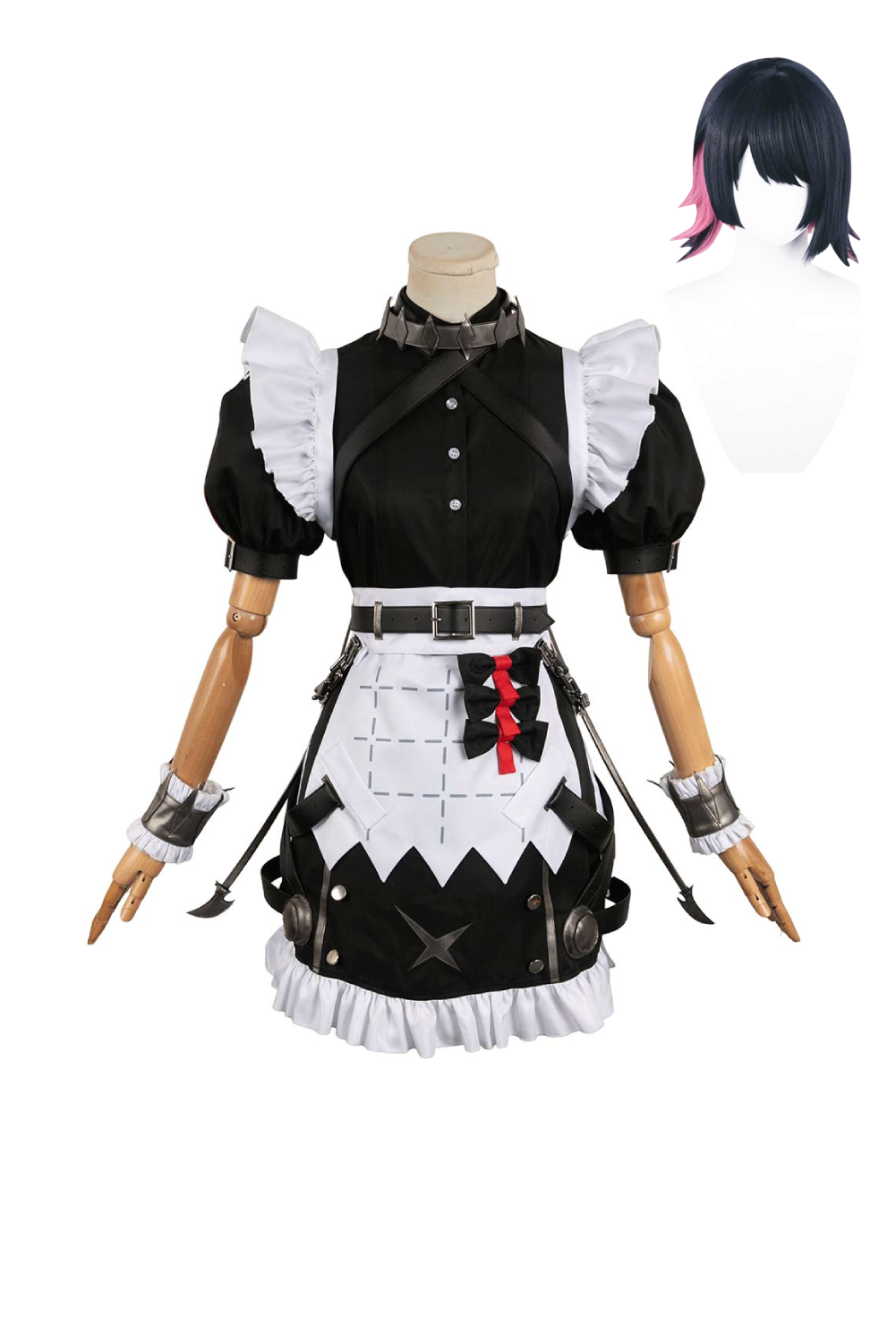Game Zenless Zone Zero Ellen Joe Shark Maid Dress Victoria Housekeeping Outfits Halloween Cosplay Costume