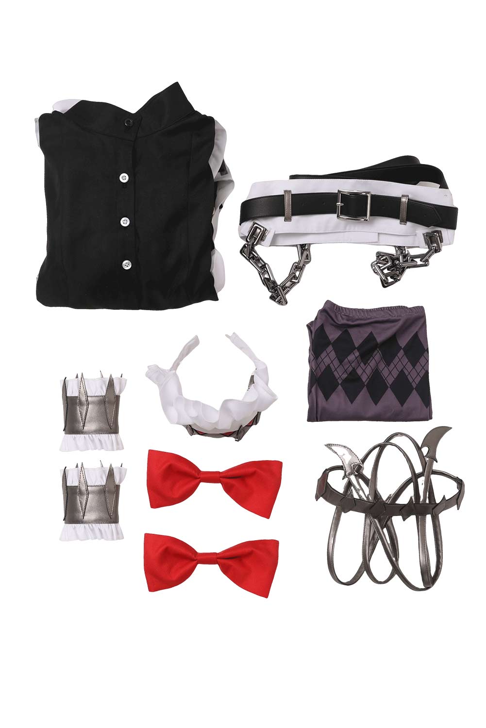 Game Zenless Zone Zero Ellen Joe Shark Maid Dress Victoria Housekeeping Outfits Halloween Cosplay Costume