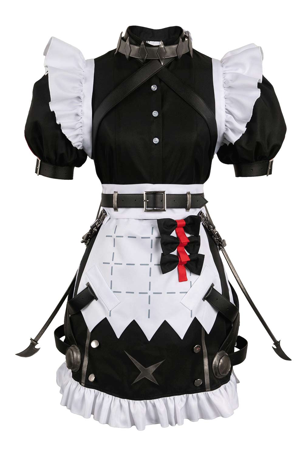 Game Zenless Zone Zero Ellen Joe Shark Maid Dress Victoria Housekeeping Outfits Halloween Cosplay Costume