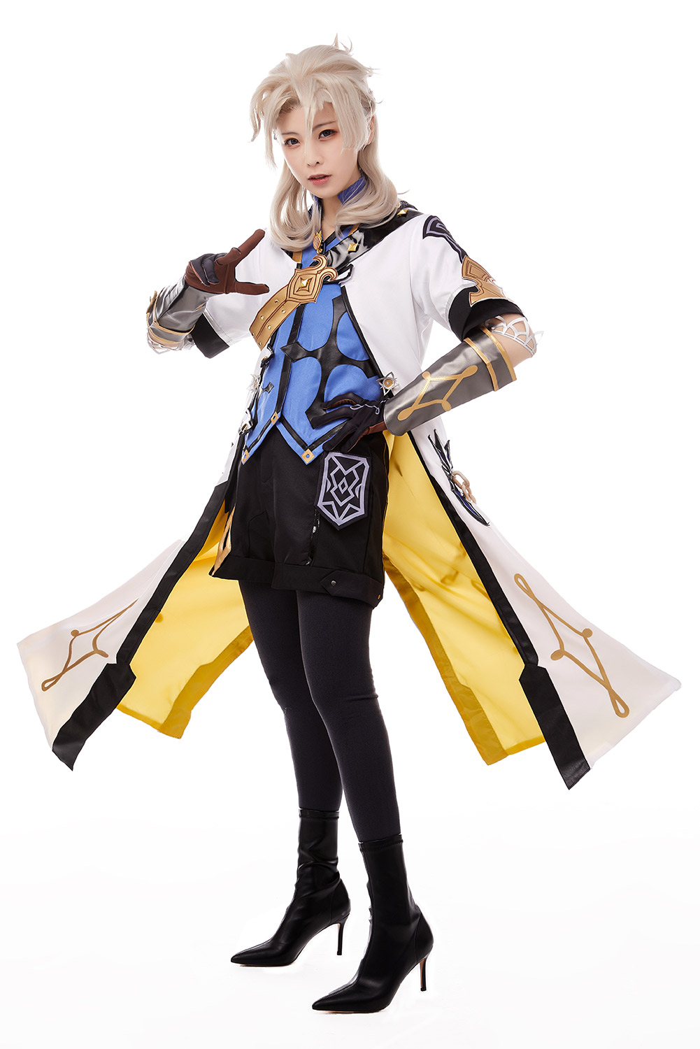 Genshin Impact Albedo Outfits Cosplay Costume Halloween Carnival Costume