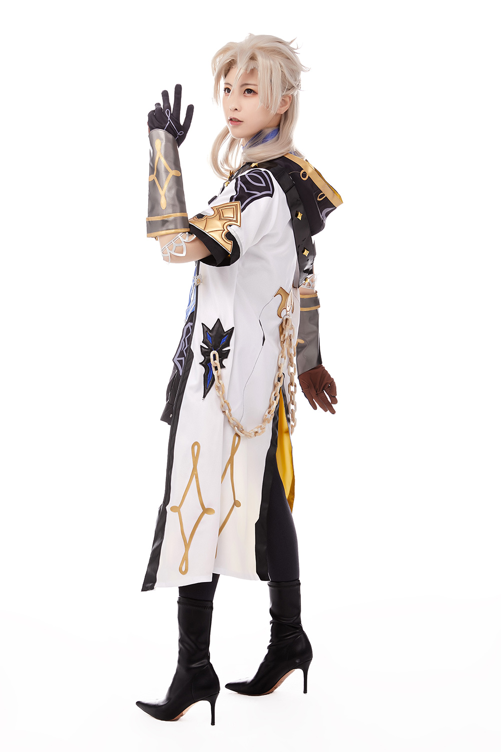 Genshin Impact Albedo Outfits Cosplay Costume Halloween Carnival Costume