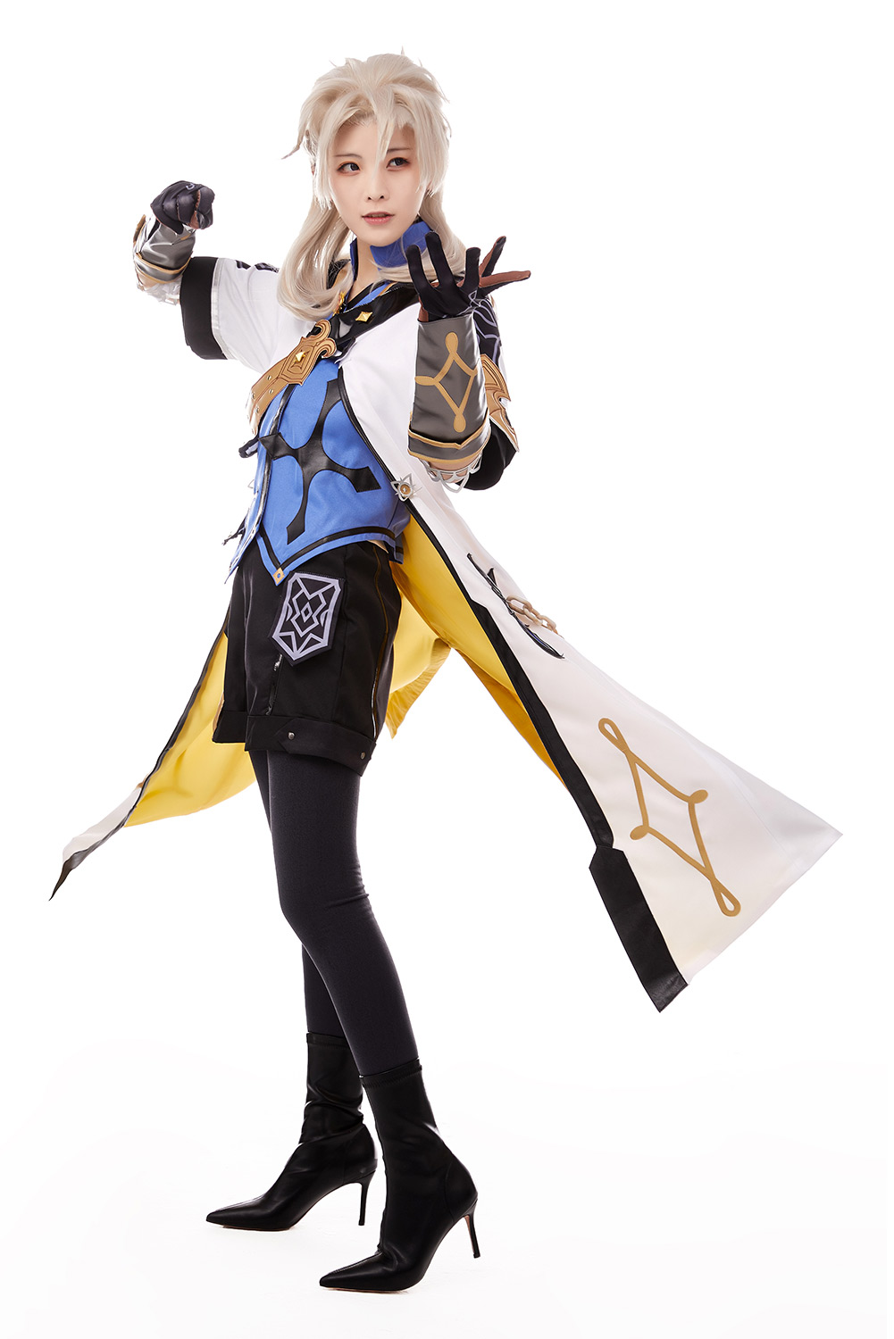 Genshin Impact Albedo Outfits Cosplay Costume Halloween Carnival Costume