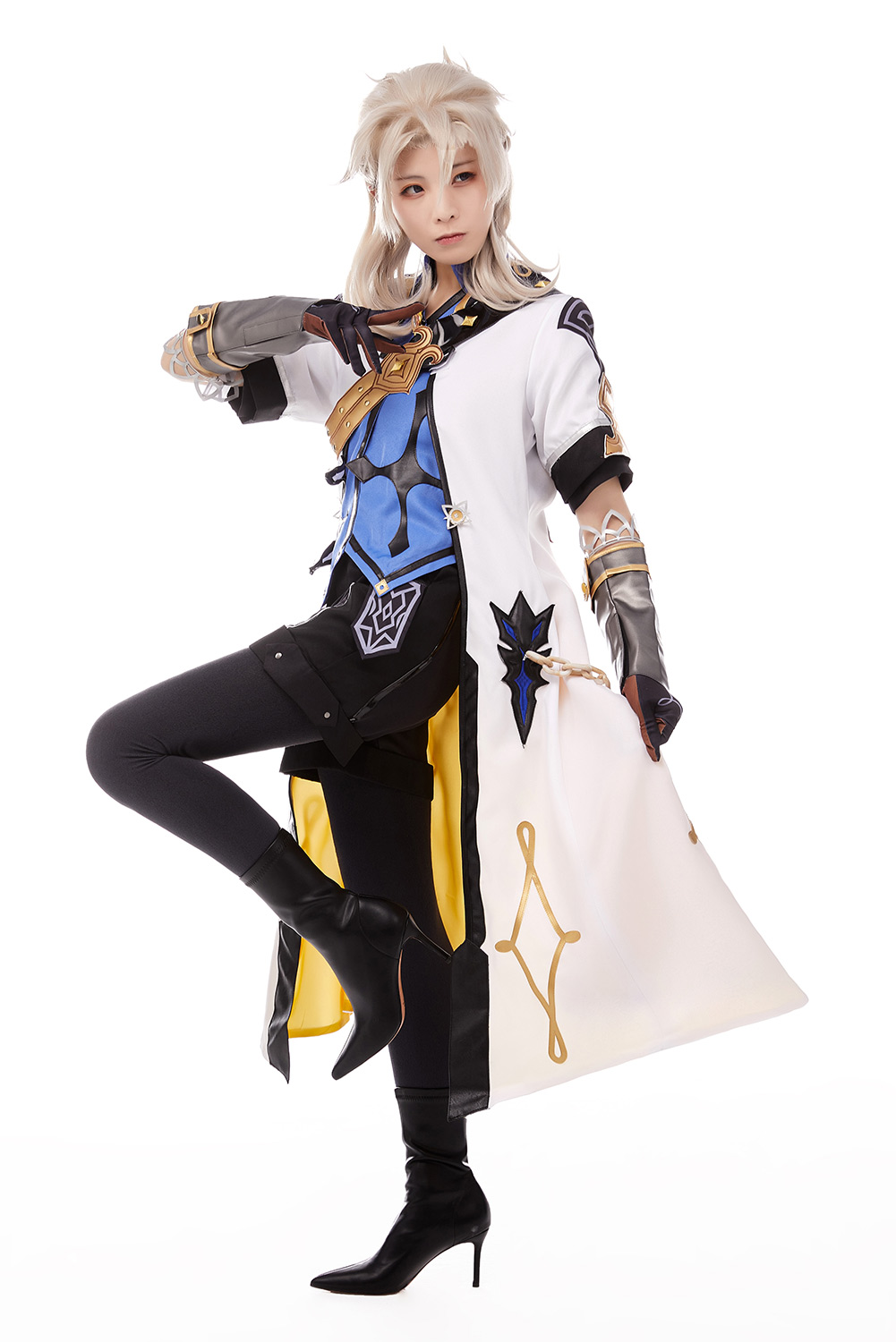 Genshin Impact Albedo Outfits Cosplay Costume Halloween Carnival Costume